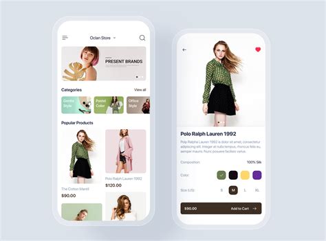 E Commerce Mobile App Ui Concept By Hoangpts On Dribbble