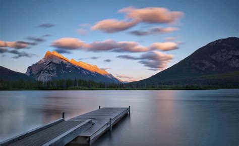 Wallpaper Lake Water Clouds Mountains Forest Pier 5508x3365
