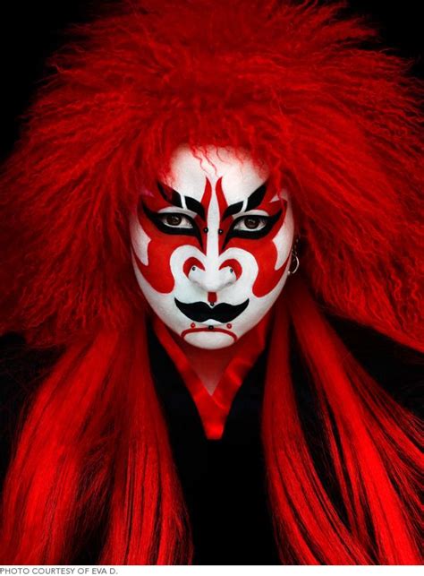 Japanese Kabuki Theatre Makeup