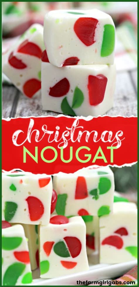 How to make nougat with marshmallow? Christmas Gumdrop Nougat | Recipe | Easy candy recipes ...