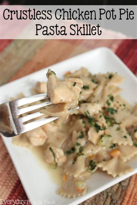 Buy now hamilton beach slow cooker, $28. Crustless Chicken Pot Pie Pasta Skillet - Everyday Made Fresh