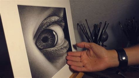 3d Drawing Of An Eye Realistic Portraiture By Stefan Pabst Drawings