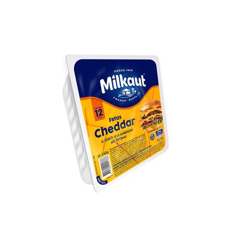 Queso Cheddar Milkaut X 145 Gr Jumbo