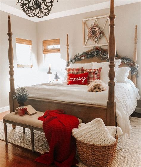 50 Trendy Cozy Christmas Bedroom Decorating Ideas Home Decor Bedroom