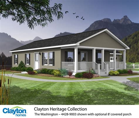 Washington 4428 9003 Sect Clayton Homes Modular Home Floor Plans