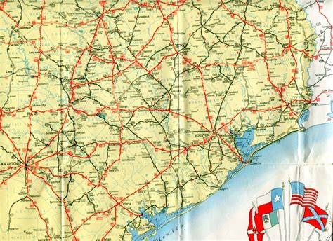 Old Highway Maps Of Texas Official Texas Highway Map Printable Maps