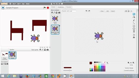 Scratch Tutorial 08 Making New Costumes For Sprites Youtube