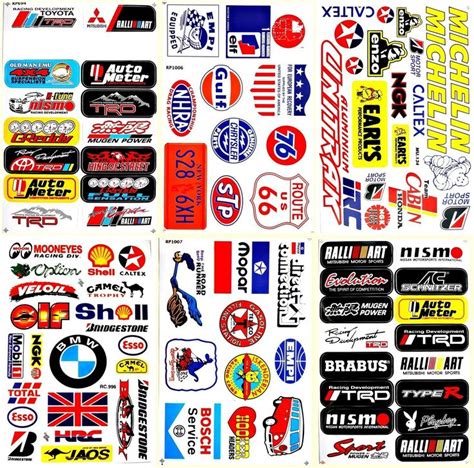 Lot Of 100 Racing Decals Contingency Stickers Stock Car Drag Nascar