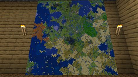5x5 Map On Bedrock Edition All Zoomed Out To Level 3 In Survival R