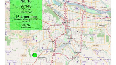 35 Zip Code Map Portland Maps Database Source