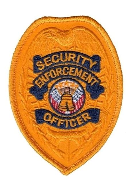 Heros Pride Security Enforcement Officer Badge Embroidered Star Patch