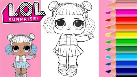 Lol Surprise Dolls Snow Angel Coloring Pages تلوين لول سبرايز Youtube