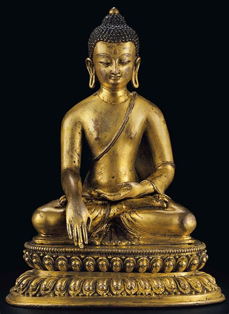 Global Nepali Museum A Gilt Bronze Figure Of Buddha Global Nepali