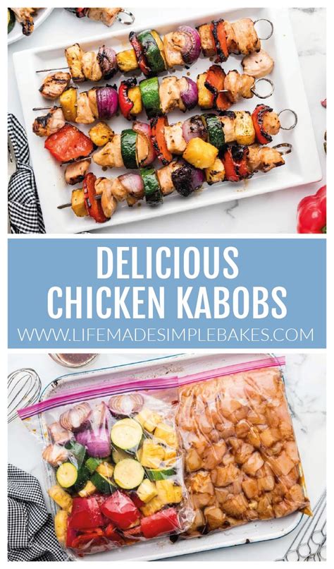Chicken Kabobs Marinade Recipe Life Made Simple