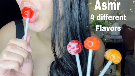 Asmr Trying Lollipops Wet Mouth Sounds No Talking YouTube