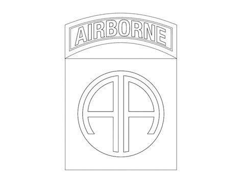 82nd Airborne Dxf File Free Download