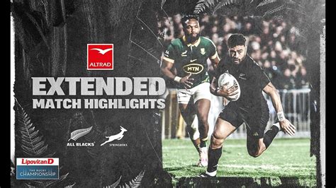 EXTENDED HIGHLIGHTS All Blacks V South Africa 2023 Auckland YouTube