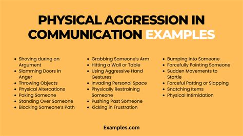Physical Aggression In Communication 19 Examples How To Deal
