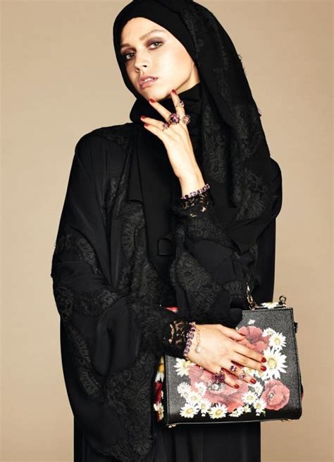 exclusive the dolce and gabbana abaya collection debut fashion dolce and gabbana abayas