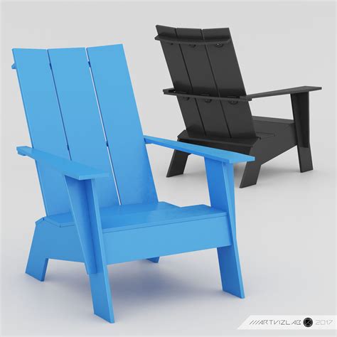 Adirondack Chair Design Within Reach 3d Modeling And Visualization By