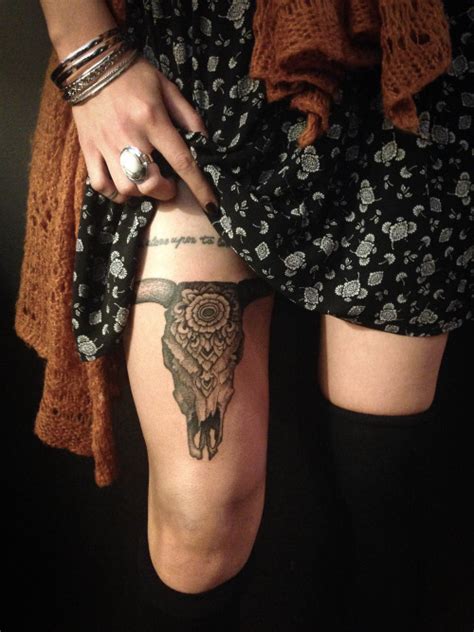 The bull tattoo is the symbol of determination, a positive stubbornness, intention, fortitude, and faith. Bull Skull Tattoos Designs, Ideas and Meaning | Tattoos ...