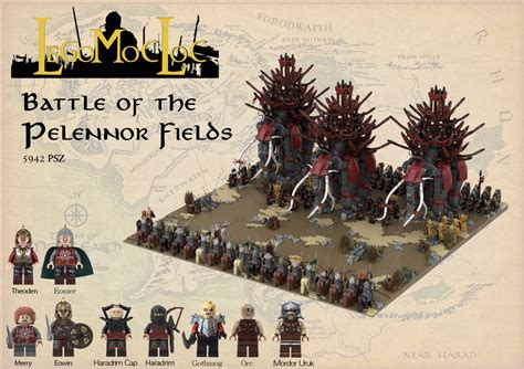 Lego Moc Battle Of The Pelennor Fields By Legomocloc Rebrickable