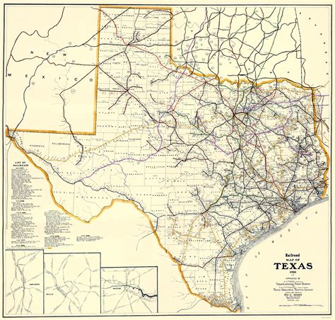 Texas Railway Map