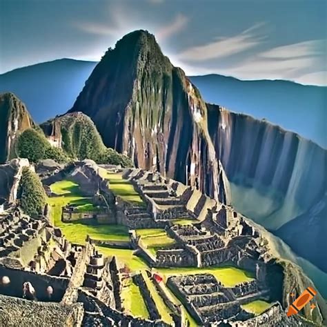 Machu Picchu Ancient Inca Ruins In Peru