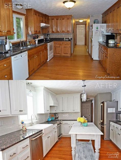 Many of our customers have traditional wooden cabinets that are stained. Hometalk :: DIY White Painted Kitchen Cabinets Reveal ...