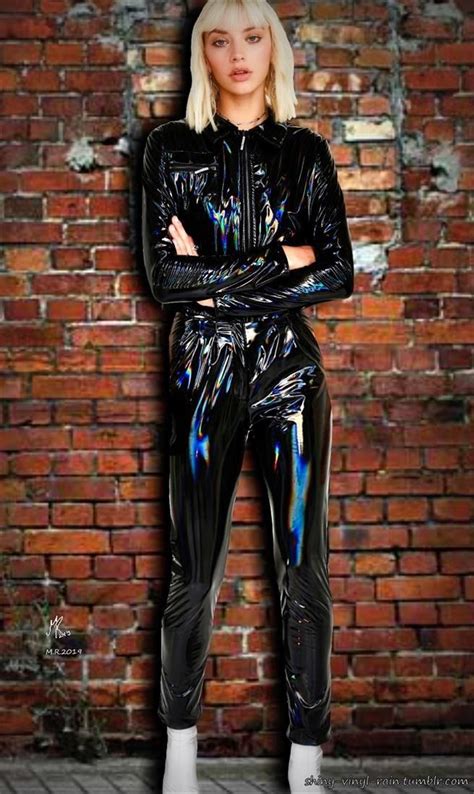 Holographic Vinyl Lady SEXY HOT BLACK PHATPHATIYA RIDER BLACK FOO FOO