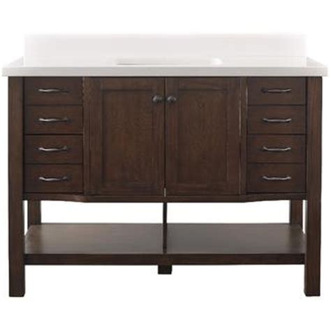 Add style and functionality to your bathroom with a bathroom vanity. Bathroom: Simple Bathroom Vanity Lowes Design To Fit Every ...