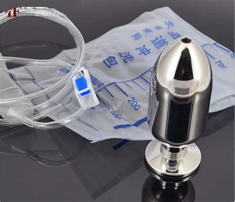 Latest A507 Male Female Stainless Steel Bondage Flush Anal Suppository Attractive Butt Anus Plug