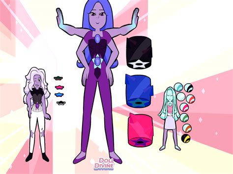 Image Gemsona Maker Violet Sapphire Fusion  Steven Universe Fanon Wikia Fandom Powered