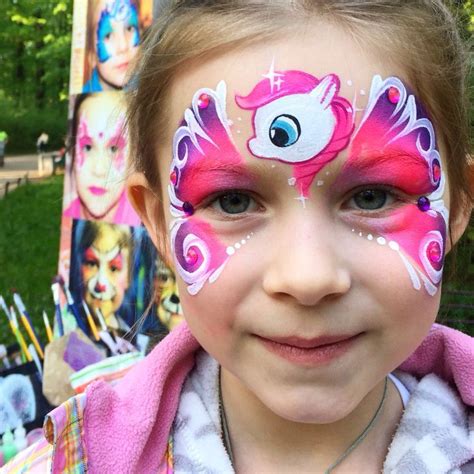 mädchen einhorn make up fasching gesichtsbemalung #carnival #carnival #