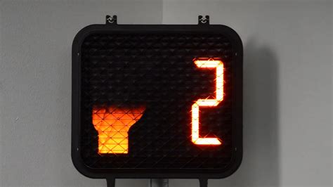 Pedestrian Countdown Signal Dialight 430 6479 001x Youtube