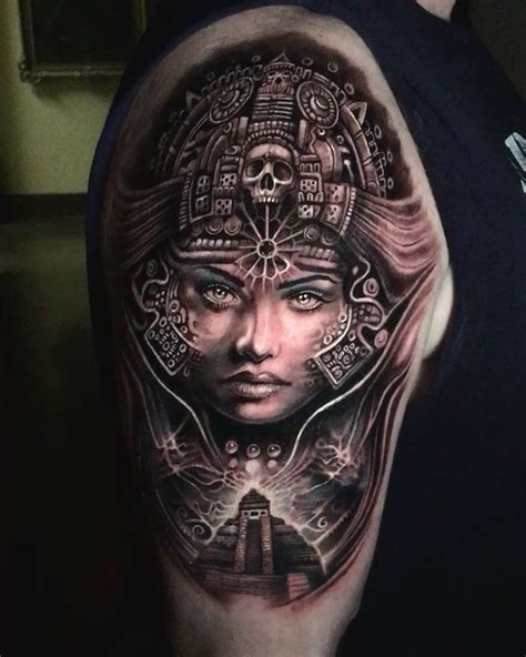 Aztec Tattoos Sleeve Egyptian Tattoo Sleeve Half Sleeve Tattoos For