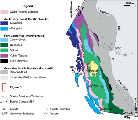 Simplified Geological Map Of The Canadian Cordillera 89 Download