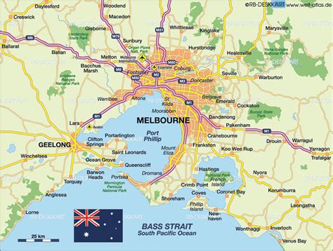 Map Of Australia Melbourne Cities And Towns Map