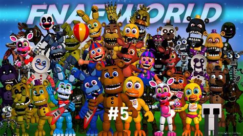 Fnaf World 5 Bosses Muito Fortes E A Chave Youtube
