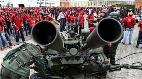 venezuelan army and militias hold exercises after us threat