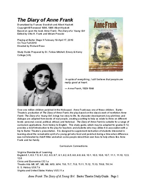 Anne Frank Diary In English