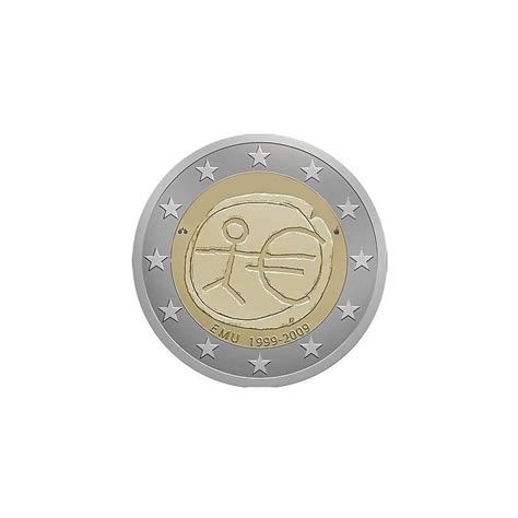 Série Complète 2 Euros Commémoratives 2009 Des 10 Ans De La Zone Euro