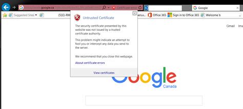 Ssl Untrusted Certificate With Internet Explorer 11 Super User