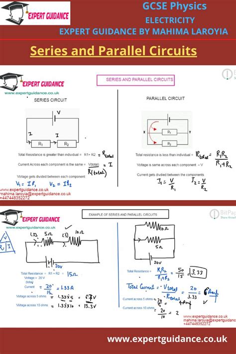 Series And Parallel Circuits Gcse Physics Electricity Complete