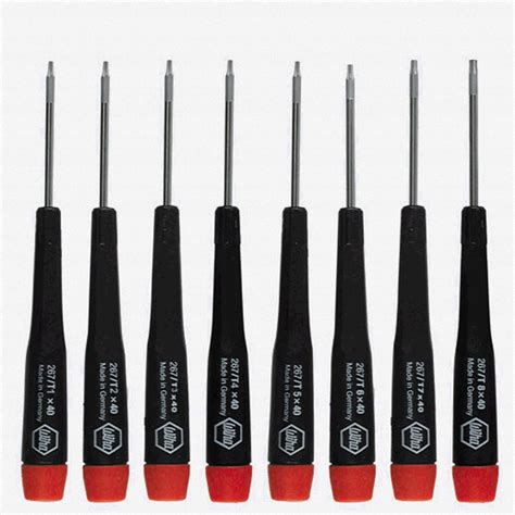 Wiha 26791 Precision Torx 8 Pc Set T1 T8