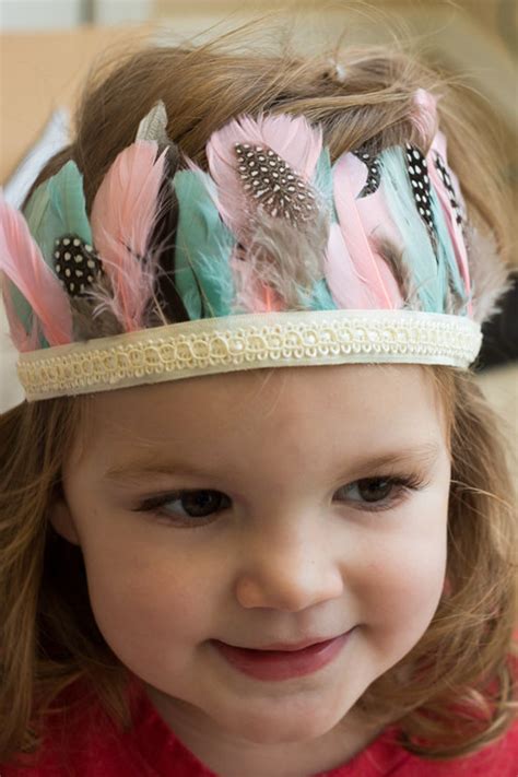 Aqua Pink And Gold Feather Headband Feather Crown Etsy