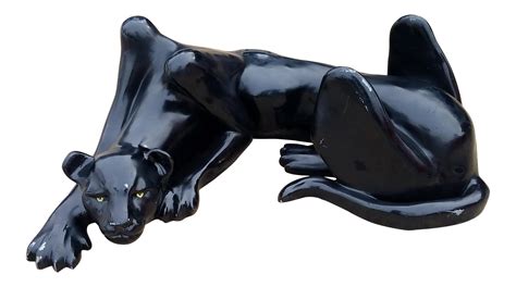 That panther coffee table was at joe's apartment on friend's! 1970's Black Panther Coffee Table Base on Chairish.com ...