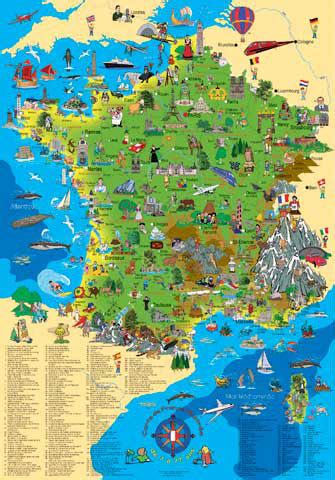 Ils sont réalisés au format pdf en haute résolution (300dpi) à télécharger gratuitement. Carte de France Illustrée Pour Enfants | Schoenhoff & Krueger