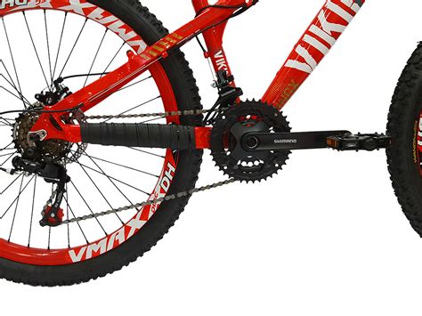 Bicicleta Vikingx Tuff X Downhill Freeride Alum Nio Shimano V