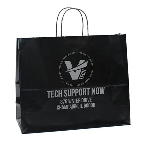Shop from the widest array of. Custom Printed Paper Shopping Bags - Black | Specialty ...